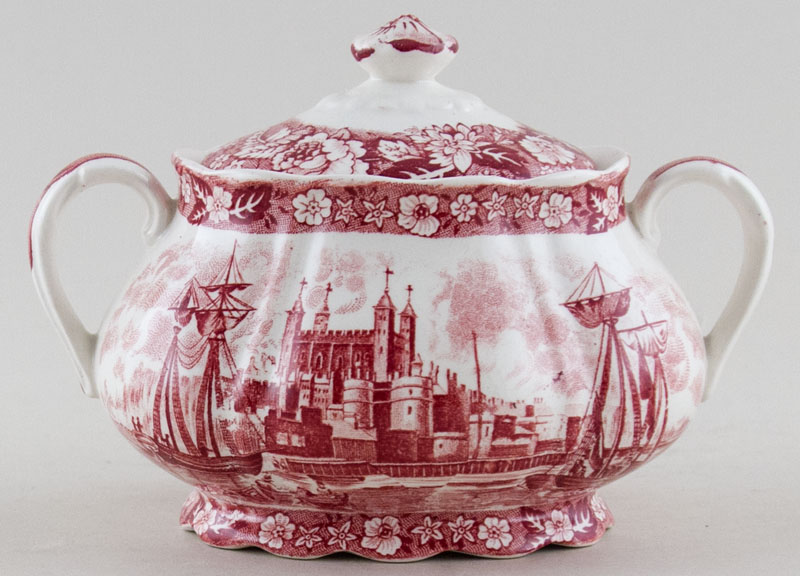 Sugar with Lid Tower of London c1950s